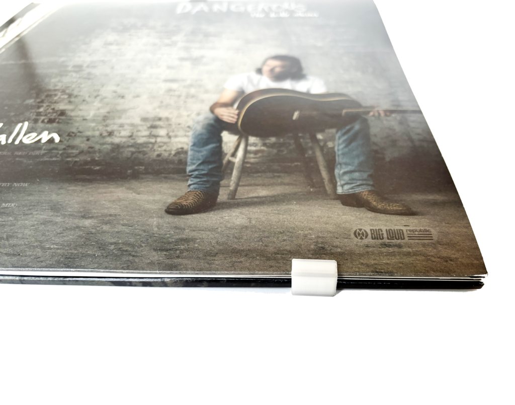 Morgan Wallen Dangerous The Double Album vinyl record sleeve resting on a white surface.