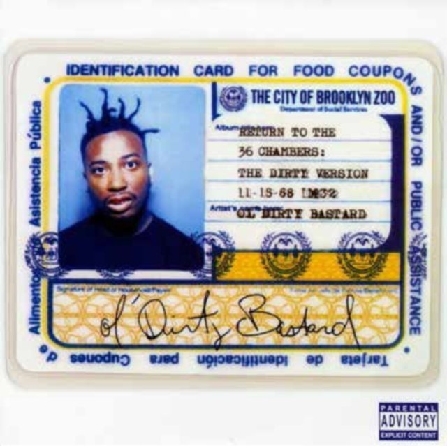0664425271614.jpg Ol’ Dirty Bastard | Return to the 36 Chambers: the Dirty Version (2LP) | Vinyl - Image 1