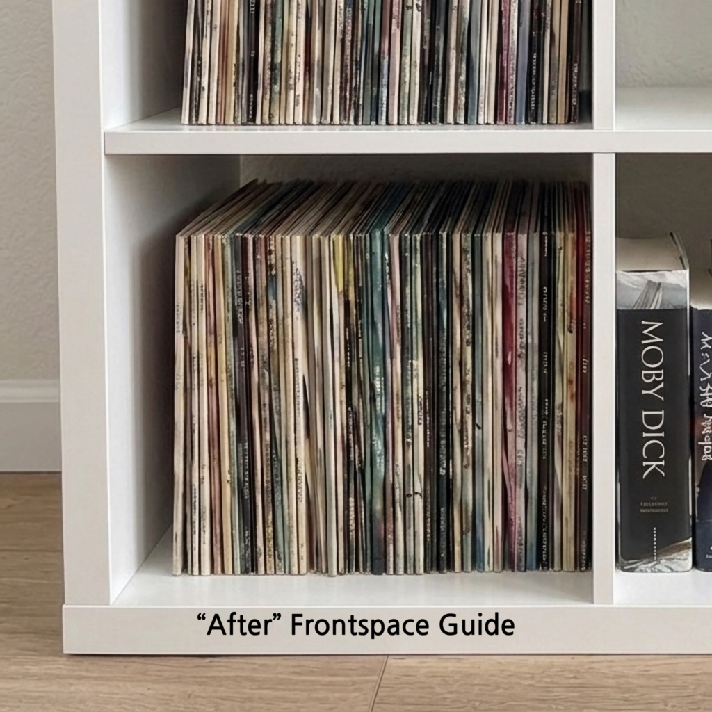 Perfectly Aligned Vinyl Record Cube Storage