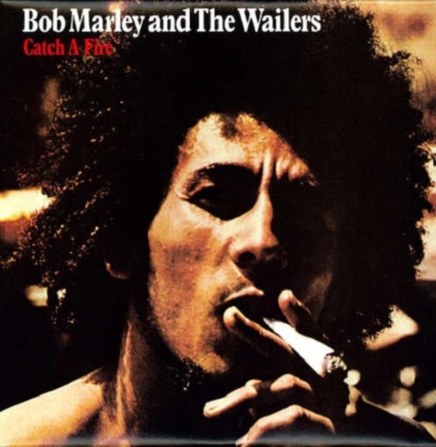 Catch A Fire album cover featuring a close-up portrait of Bob Marley.