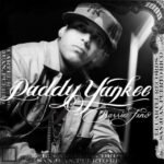 Black-and-white album cover artwork for Barrio Fino by reggaeton artist Daddy Yankee.