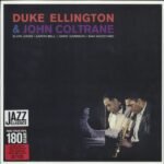 Vinyl album cover for the classic jazz record Duke Ellington and John Coltrane.