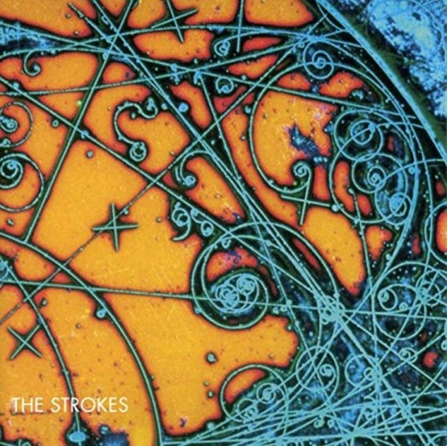 US album cover for The Strokes Is This It featuring subatomic particle tracks.