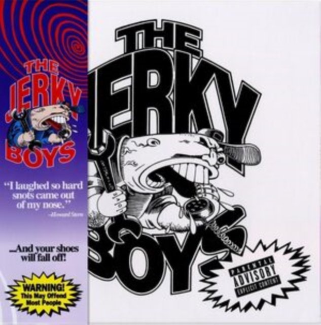 Front cover of The Jerky Boys comedy album featuring a screaming cartoon character.