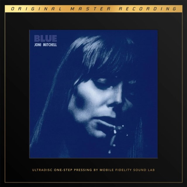 Mobile Fidelity Original Master Recording vinyl album cover for Joni Mitchells Blue.
