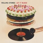 Album cover artwork for Let It Bleed by The Rolling Stones featuring surreal stacked objects.