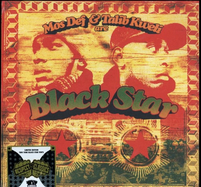 Mos Def and Talib Kweli Are Black Star hip-hop album cover artwork.