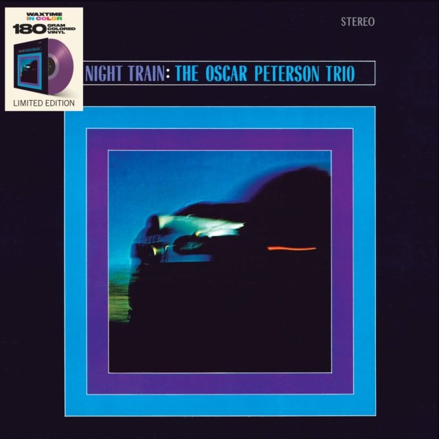Special edition colored vinyl cover for Night Train by The Oscar Peterson Trio.