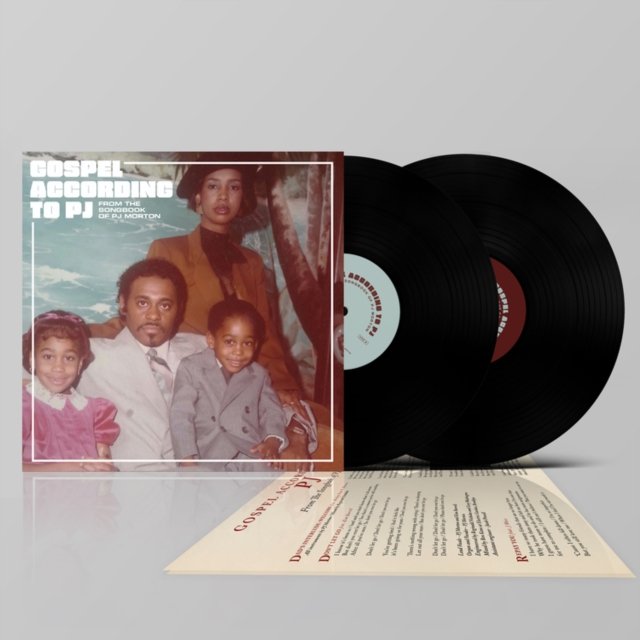 PJ Morton Gospel According to PJ double vinyl record with cover and insert.