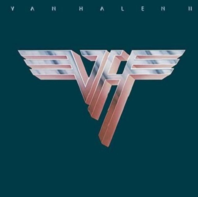 Van Halen II album cover art featuring the iconic chrome winged VH logo.