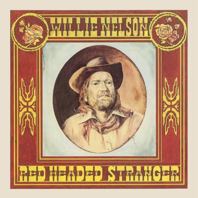 Album cover art for Willie Nelsons iconic 1975 album, Red Headed Stranger.
