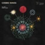 Angel Olsen Cosmic Waves Volume 1 album cover with retro mid-century cosmic starburst artwork.