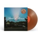 Band of Horses Things Are Great album cover with translucent rust vinyl record.