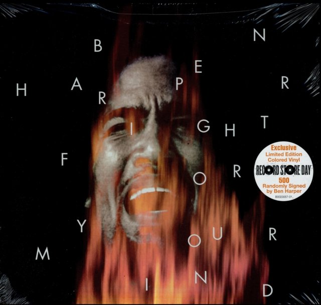 Vinyl record album cover for Ben Harpers Fight For Your Mind limited edition release.
