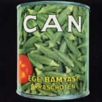 Album cover for Cans Ege Bamyasi featuring a tin can labeled with green okra.
