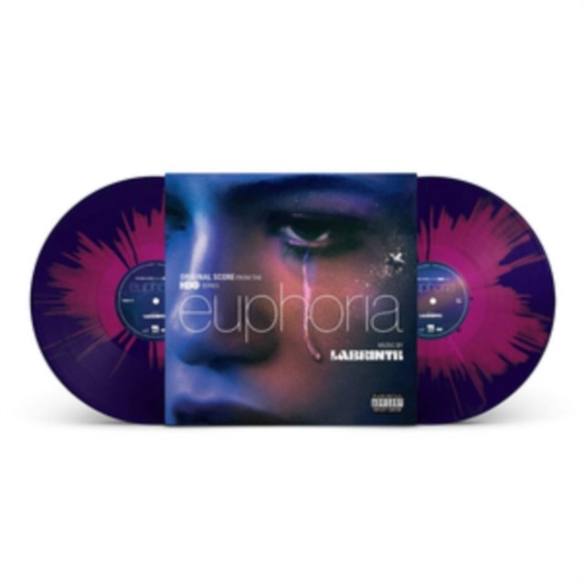 Euphoria HBO original score double vinyl LP soundtrack by Labrinth with colored splatter discs.