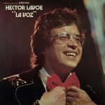 Album cover for Hector Lavoes debut solo salsa album, La Voz.