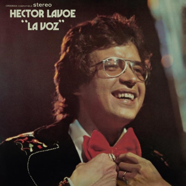 Album cover for Hector Lavoes debut solo salsa album, La Voz.