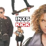 Cover art for the 1987 INXS album Kick featuring lead singer Michael Hutchence.