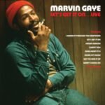 Album cover for Marvin Gayes Lets Get It On... Live.