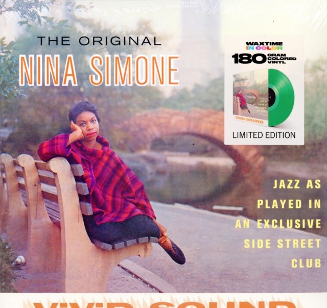 Reissue cover for Nina Simones debut jazz album on colored vinyl.