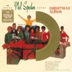 Cover art for The Phil Spector Christmas Album limited edition gold vinyl reissue.