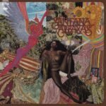 Santana Abraxas album cover featuring Mati Klarweins surrealist painting Annunciation.