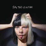 Album cover for Sias This Is Acting featuring a split black and blonde wig.