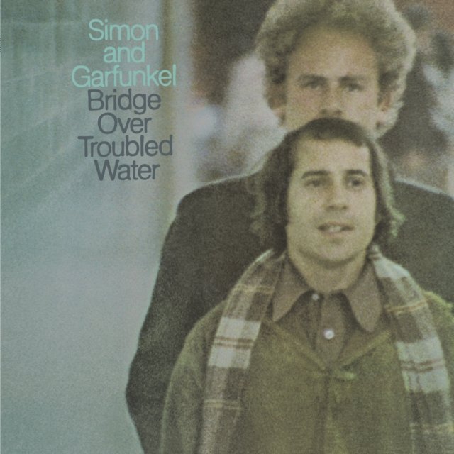 Album cover for Simon & Garfunkels 1970 album, Bridge Over Troubled Water.