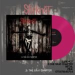 Slipknot .5: The Gray Chapter album cover and pink vinyl record.