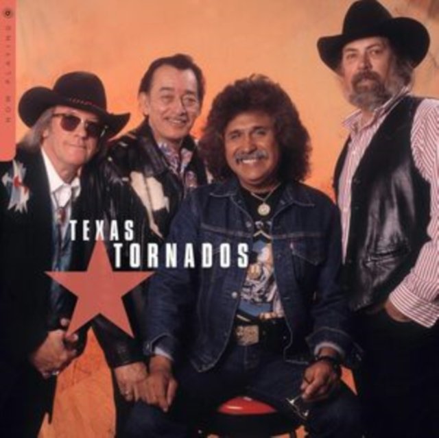 Texas Tornados album cover featuring Doug Sahm, Flaco Jiménez, Freddy Fender, and Augie Meyers.