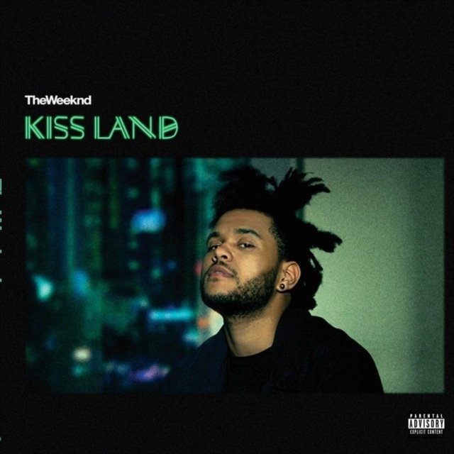 Official album cover artwork for Kiss Land by The Weeknd.