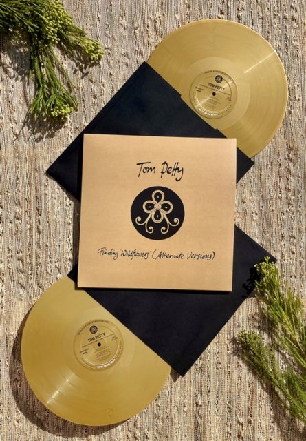 Tom Petty Finding Wildflowers special edition gold vinyl record set.