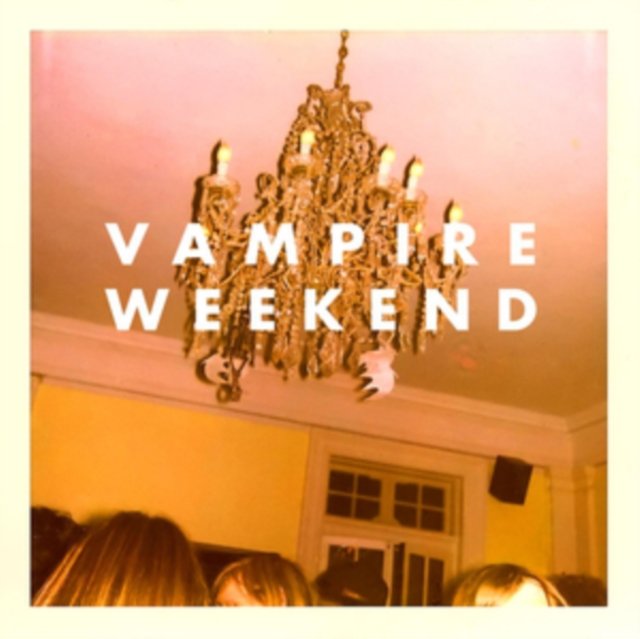Vampire Weekend self-titled debut album cover featuring a Polaroid photo of a chandelier.