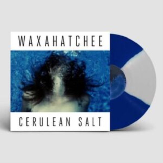 Waxahatchee Cerulean Salt vinyl LP album cover with custom blue split pressing.